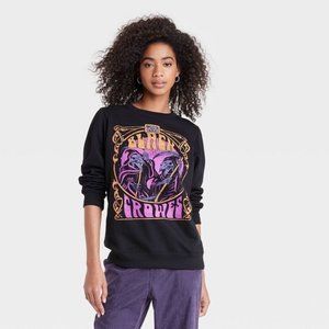 The Black Crowes Women's Black Long Sleeved Graphic Sweatshirt Size XXL